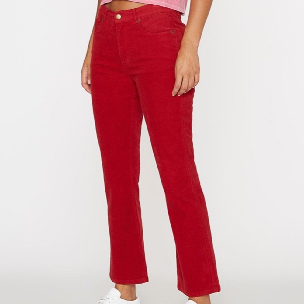 NWT Pam & Gela Crop Slim Flare Pant